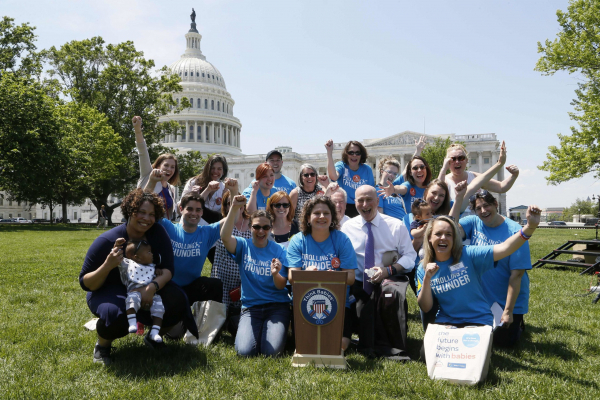 Zero To Three's Strolling Thunder event on the East lawn of the U.S. Capital Building on Tuesday, May 8, 2018, in Washington, DC. (Paul Morigi/AP Images for Zero To Three)
Strolling Thunder (Zero To Three)
2018 Strolling Thunder; photo credit Paul Morigi/AP Images for Zero To Three